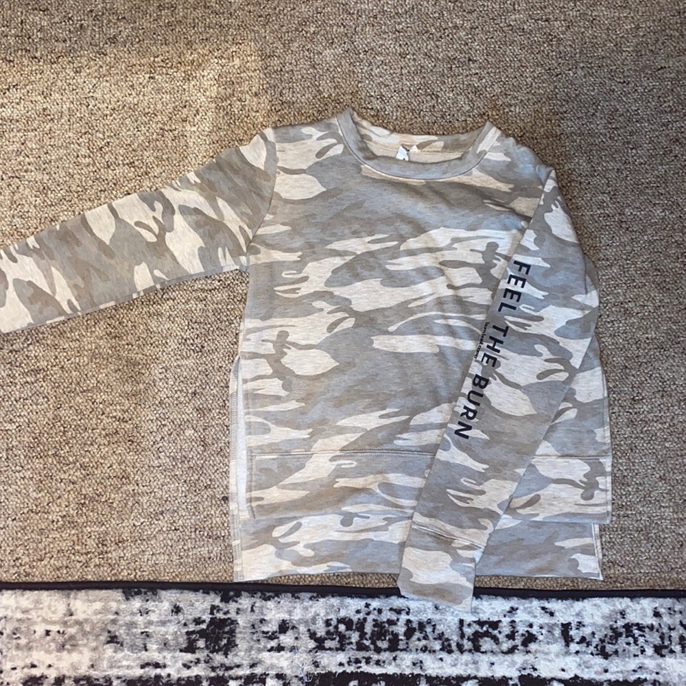 Burn Boot Camp camo pullover